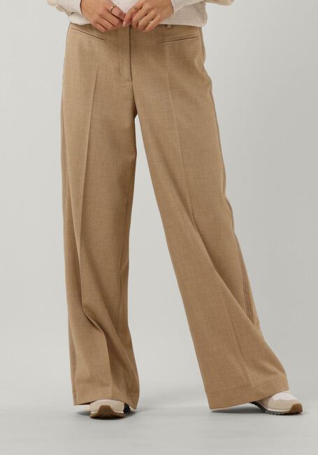 Sand SUMMUM Hose TROUSERS WIDE LEG MELANGE - large