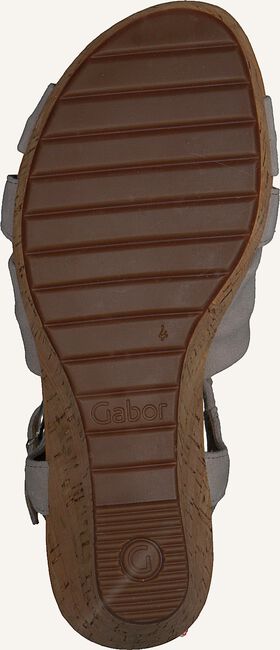 Taupe GABOR Flache Sandalen 828 Taupe GABOR Flache Sandalen 828 - large