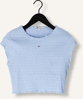 Blaue TOMMY JEANS Top TJW SLIM SMOCK TEE Blaue TOMMY JEANS Top TJW SLIM SMOCK TEE - medium