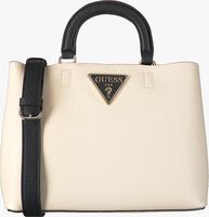 Weiße GUESS Handtasche ARETHA GIRLFRIEND SATCHEL - medium