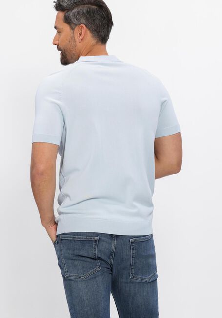 Hellblau GENTI Polo-Shirt POLO ZIP SS 1260 - large