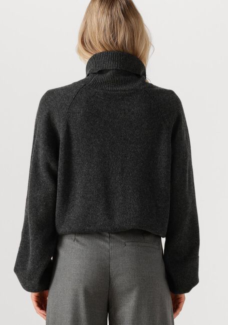 Dunkelgrau GESTUZ Rollkragenpullover MANZIGZ WOOL ROLLNECK - large