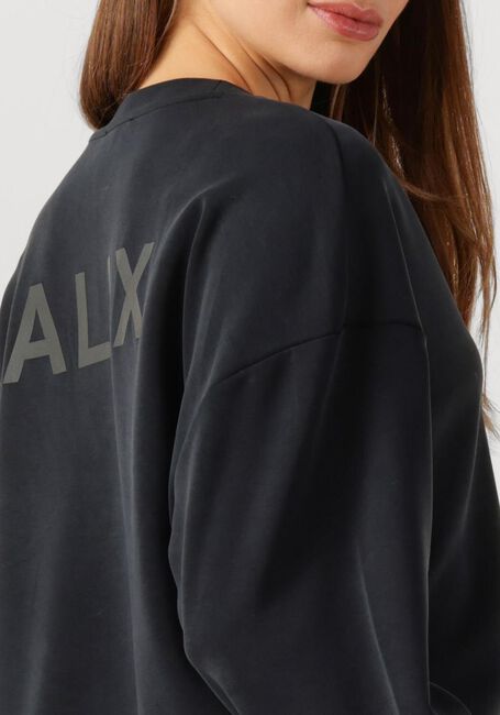 Schwarze ALIX THE LABEL Pullover LADIES KNITTED V-NECK SWEATER - large
