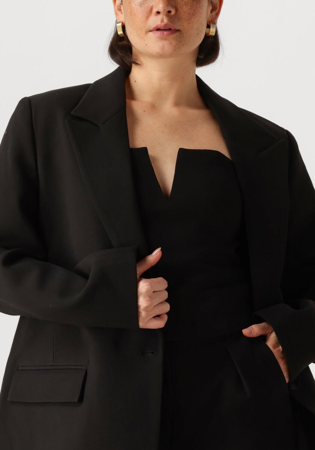Schwarze OMODA ATELIER Blazer X IRIS - ISA - large