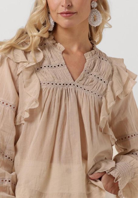 Sand NEO NOIR Blusen AURIKA S VOILE BLOUSE - large