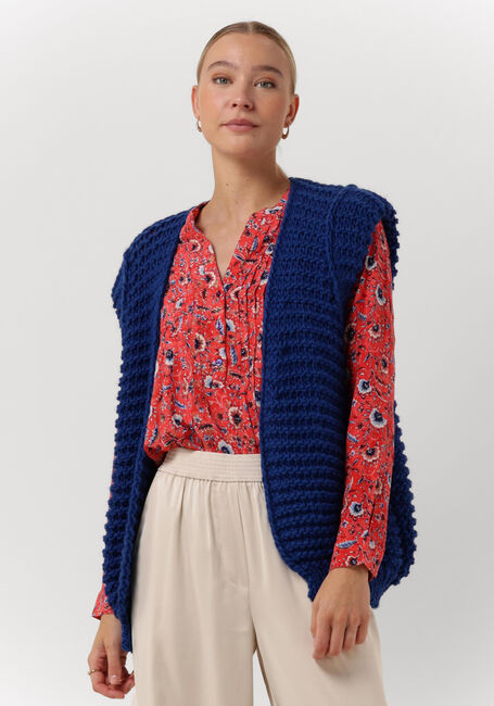 Blaue NOTRE-V Gilet KNIT GILET - large