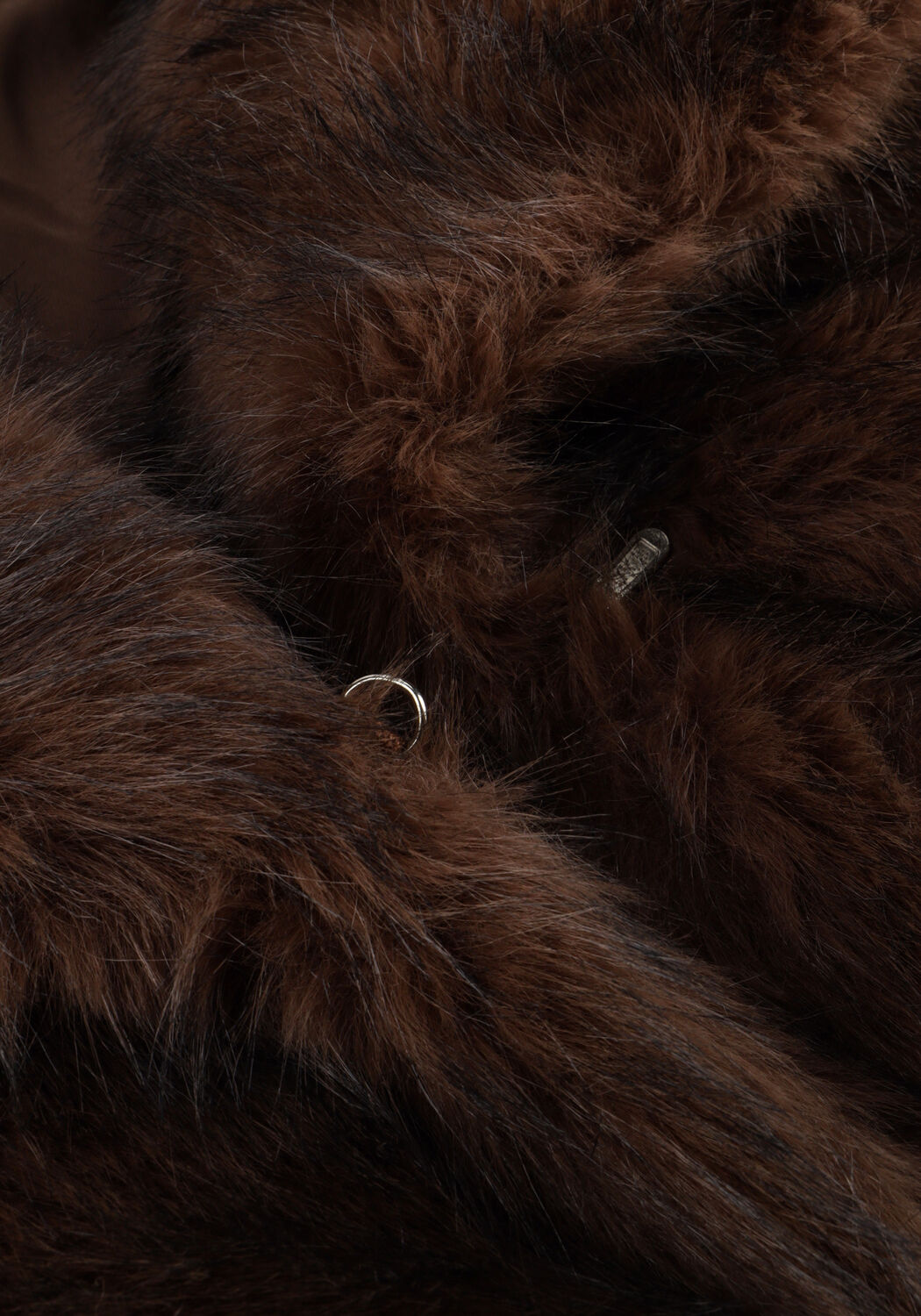 Braune NOTRE-V Fake-Fur-Jack NV-GABRIELLE - large