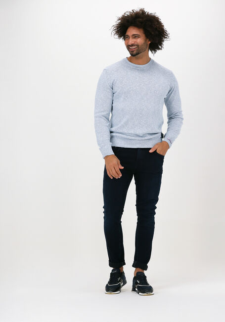 Hellblau SCOTCH & SODA Pullover MELANGE SWEATER CONTAINS RECYC - large