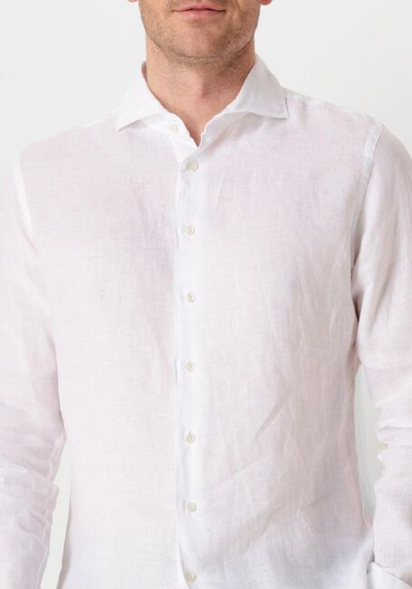 Weiße PROFUOMO Klassisches Oberhemd SHIRT X-CUTAWAY LINEN - large