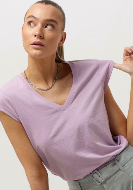 Lila CC HEART T-shirt CC HEART BASIC V-NECK T-SHIRT - large