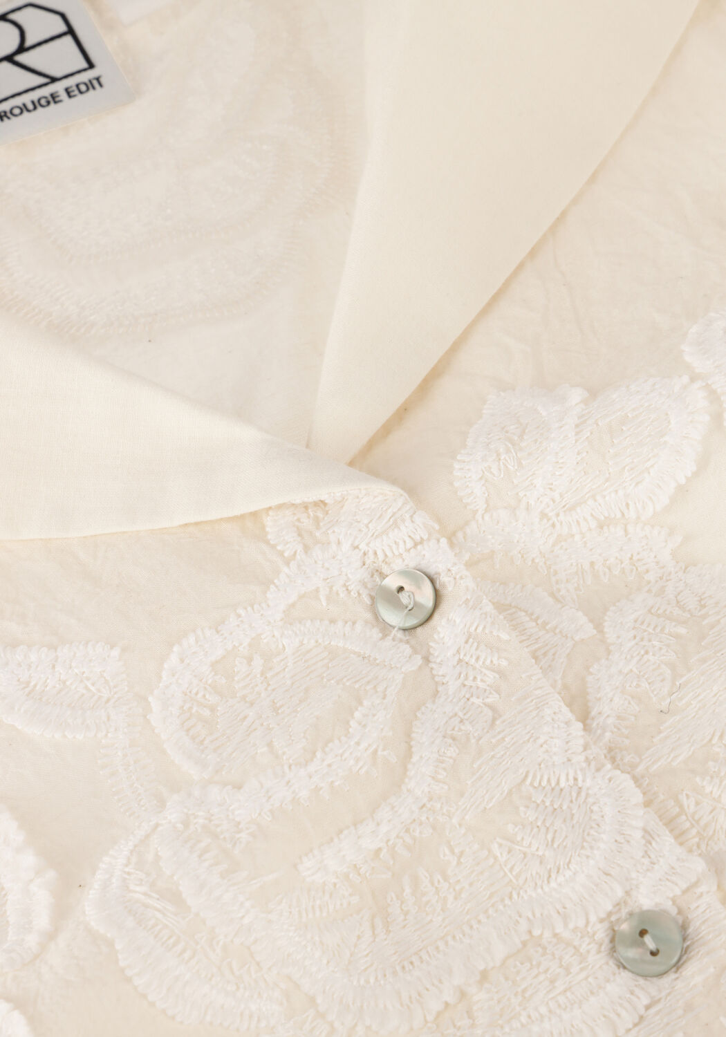 Beige ROUGE EDIT Blusen ROUZOE SS RESORT COLAB SHIRT - large