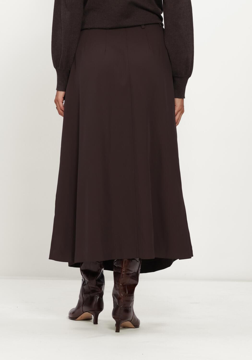 Braune CO'COUTURE Maxirock ALINICC ANYA PLEAT SKIRT - large