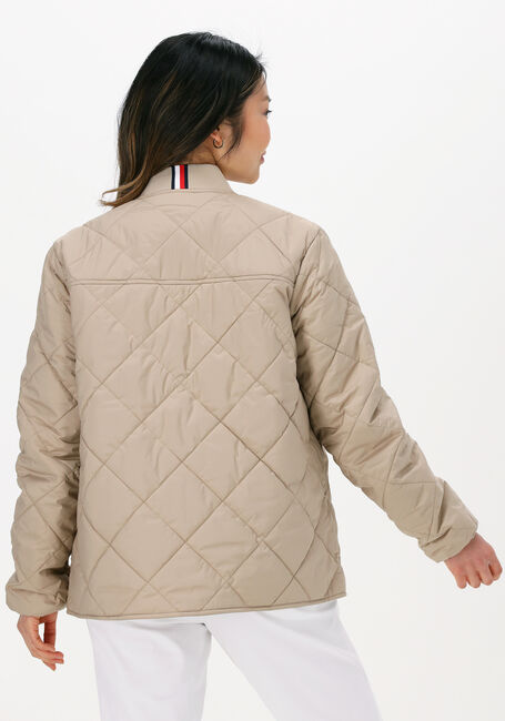 Beige TOMMY HILFIGER Jack QUILTED BOMBER JACKET - large