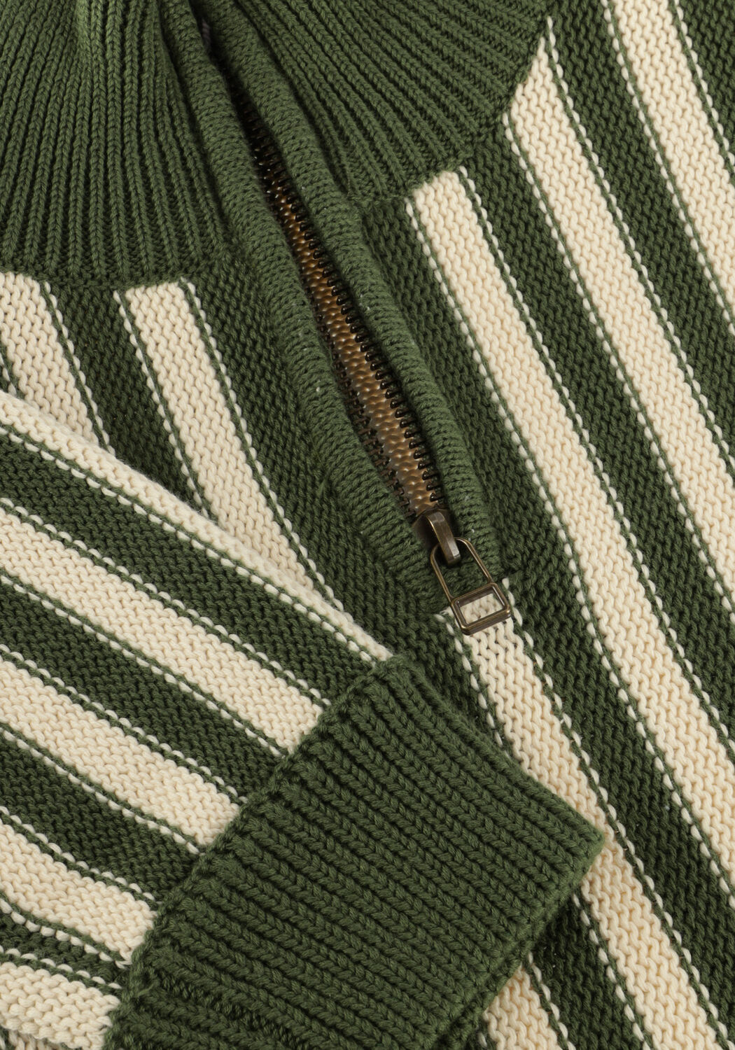 Mehrfarbige/Bunte YOUR WISHES Pullover STRIPE KNIT COLLAR SWEATER - large