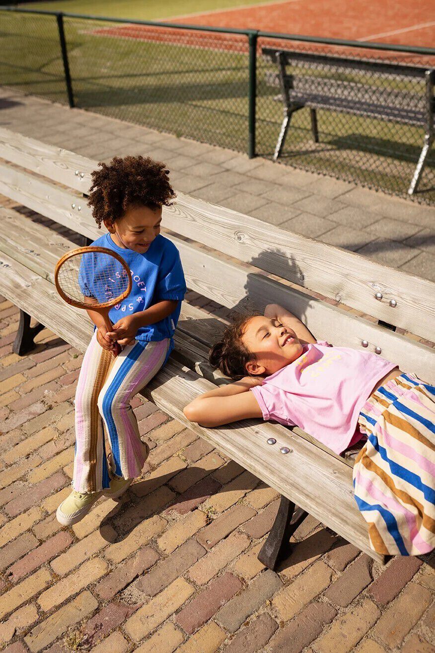 Mehrfarbige/Bunte Sproet & Sprout Schlaghose FLARED LEGGING STRIPES - large