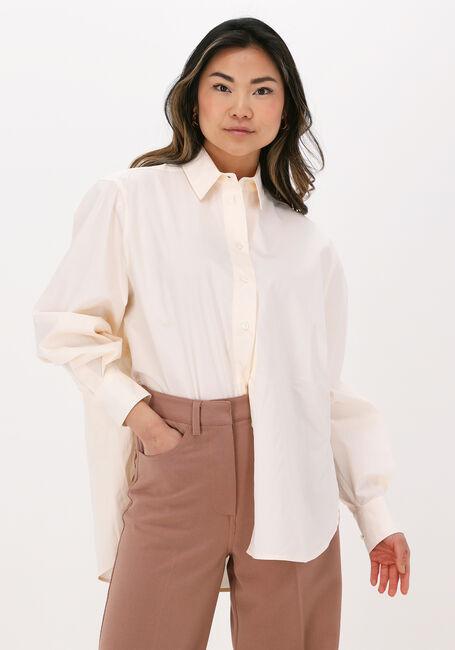 Beige SECOND FEMALE Bluse MATIS SOLID SHIRT - large