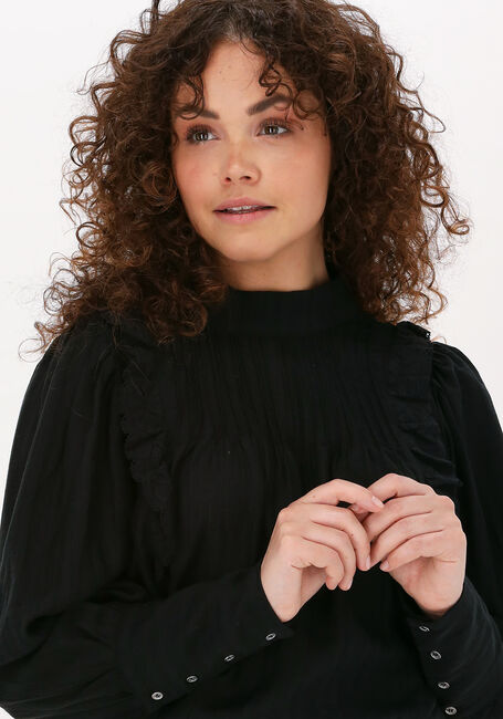Schwarze CO'COUTURE Blusen LISISSA FRILL BLOUSE - large