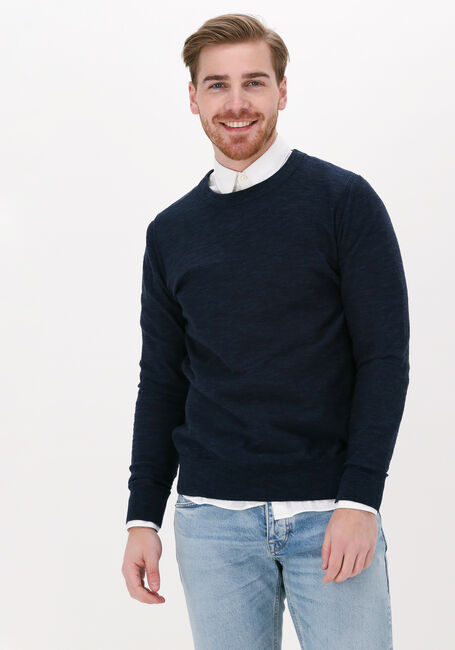 Blaue DSTREZZED Pullover MERCURY CREW MELANGE SLUB - large