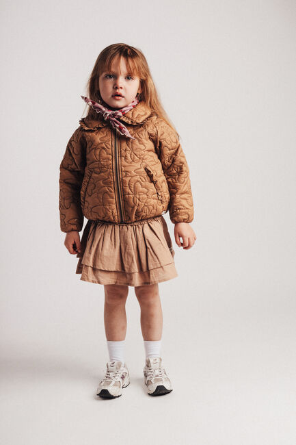 Camelfarbene BAJE STUDIO Wattierte Jack AYORA - large