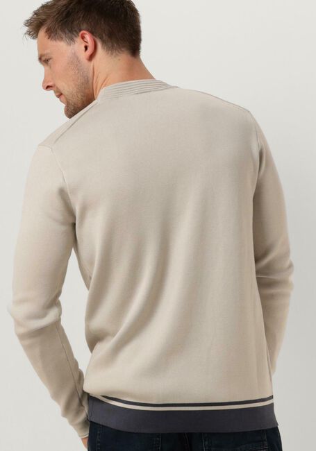 Beige CAST IRON Pullover MOCK NECK COTTON MODAL MOCKNECK - large