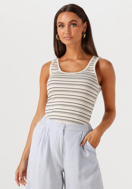 Ecru MSCH COPENHAGEN T-shirt MSCHGUBBI RASMIA SL TOP STP - large