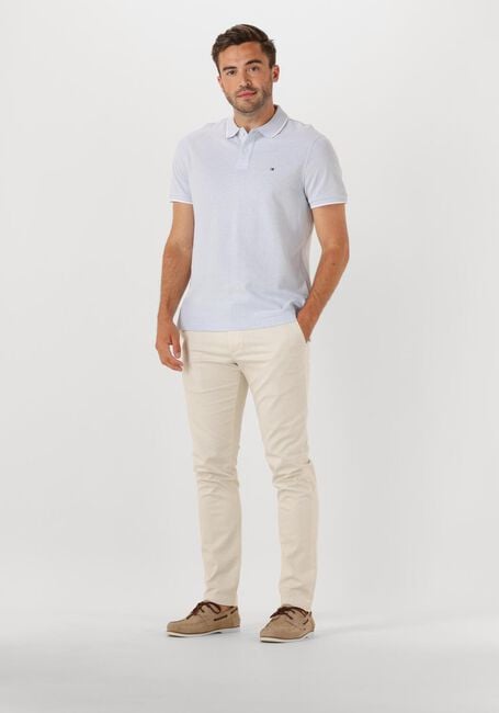 Hellblau TOMMY HILFIGER Polo-Shirt LINEN PIQUE REG POLO - large