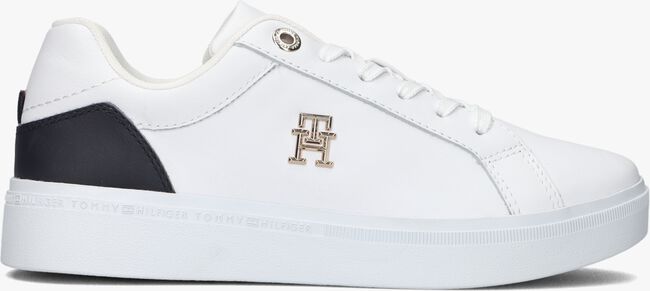 Weiße TOMMY HILFIGER Sneaker low TH COURT - large