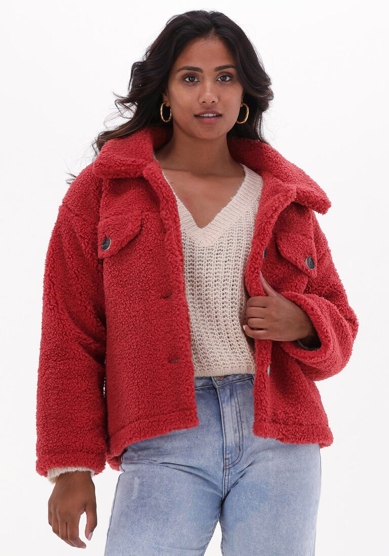 rote ydence teddy-jacke jacket chloe