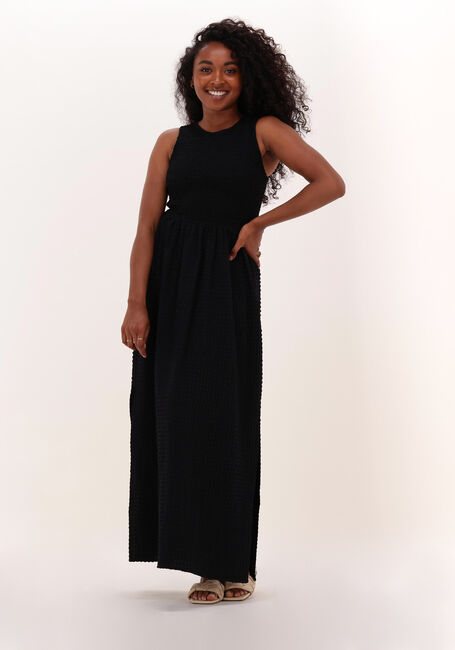 Schwarze NOTES DU NORD Maxikleid DARCY DRESS - large