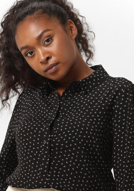 Schwarze MODSTR&Ouml;M Blusen ANDERSON PRINT SHIRT - large