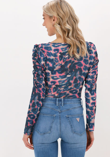 Blaue GUESS Top LS IDA TOP - large