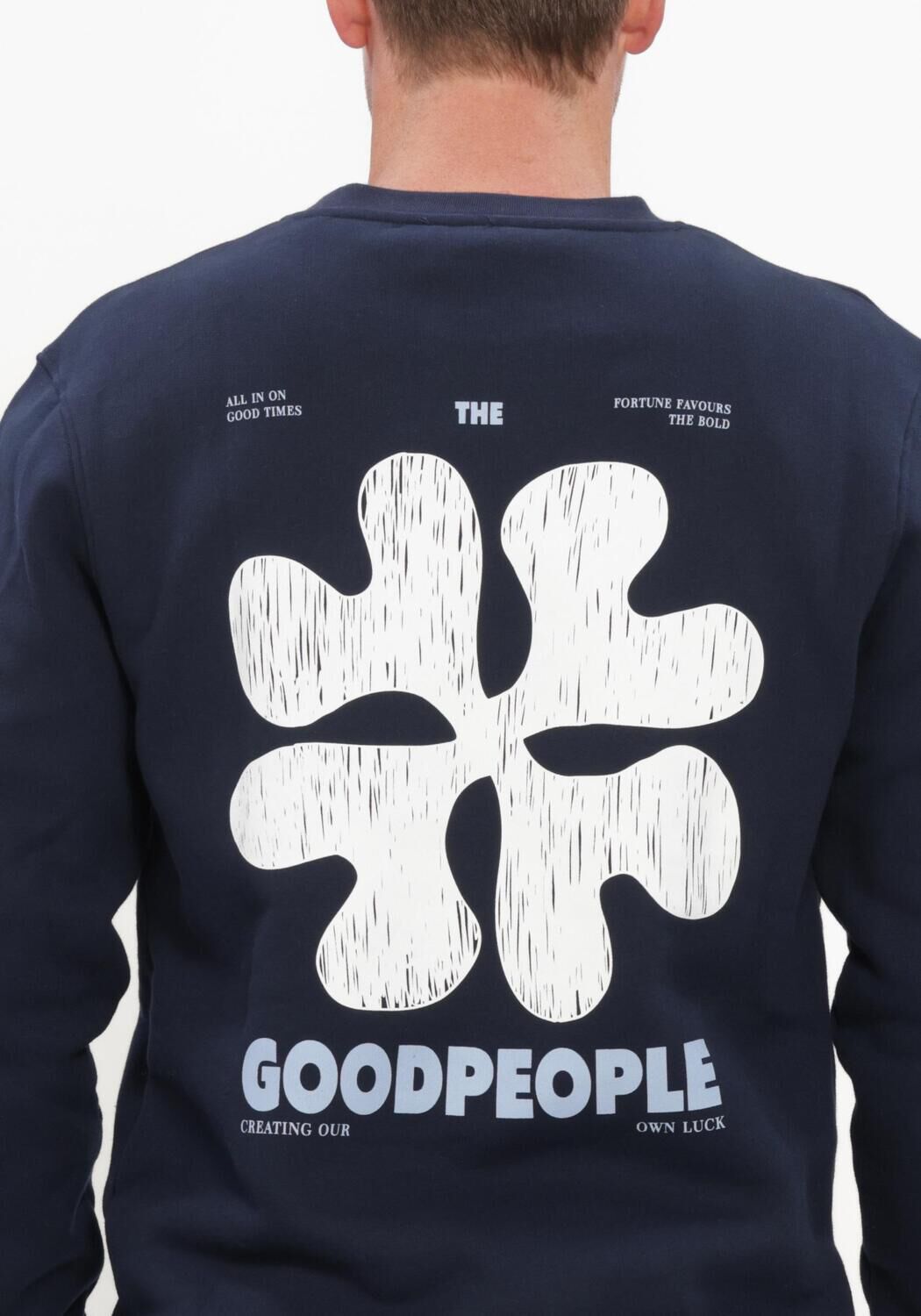 Dunkelblau THE GOODPEOPLE Pullover LITO - large