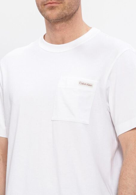 Wei&szlig;e CALVIN KLEIN T-shirt SS 20S JERSEY EASY COIN POCKET T - large