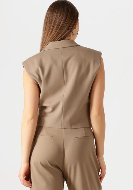 Camelfarbene COPENHAGEN MUSE Gilet CMTAILOR-SHORT WAISCOAT - large