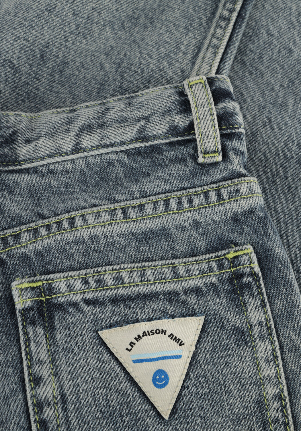 Blaue AMERICAN VINTAGE Straight leg jeans JOYBIRD-B - large