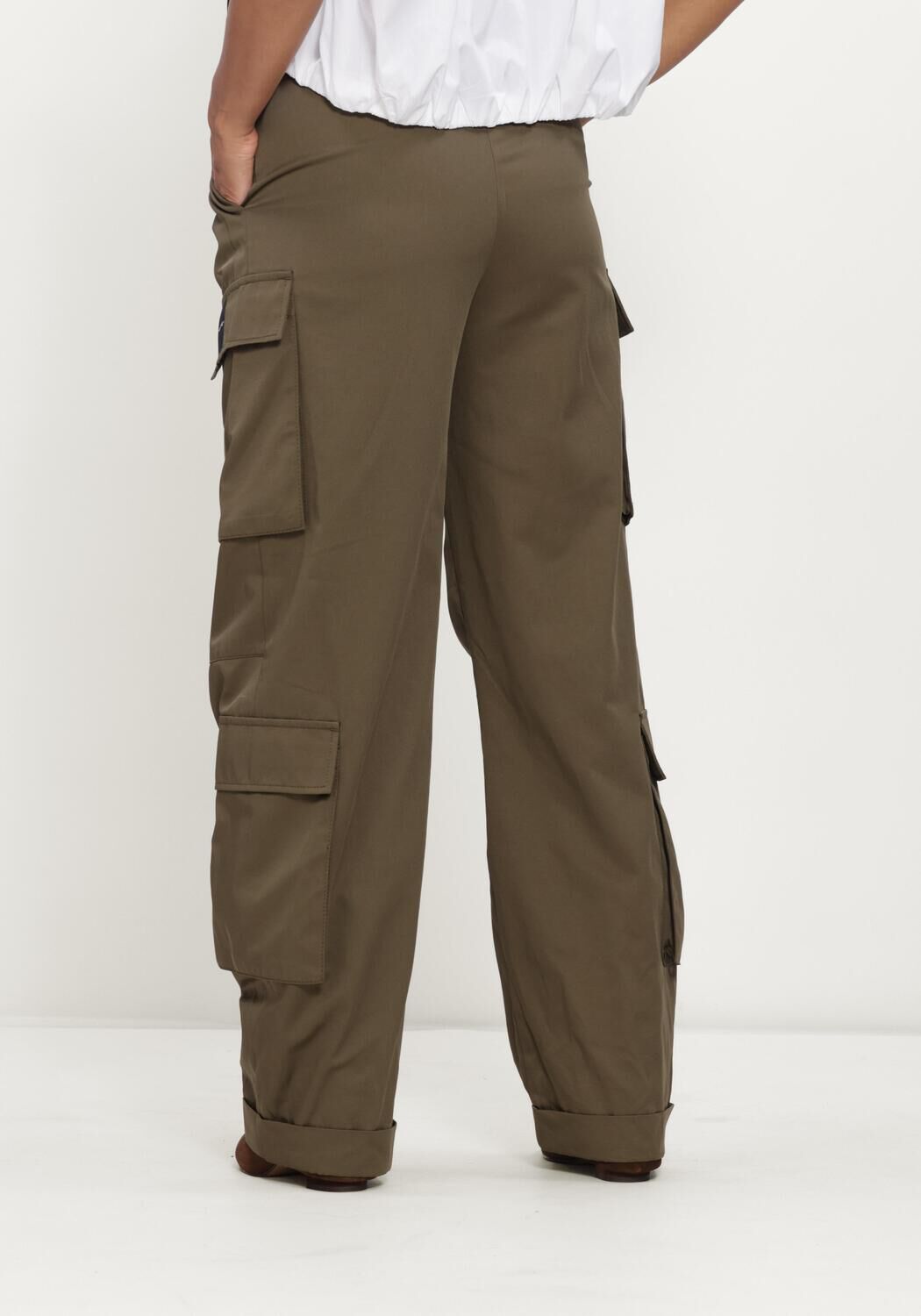 Dunkelgr&uuml;n HAUTE L'AMITI&Eacute; Hosen RABI CARGO POCKET TALL PANT - large