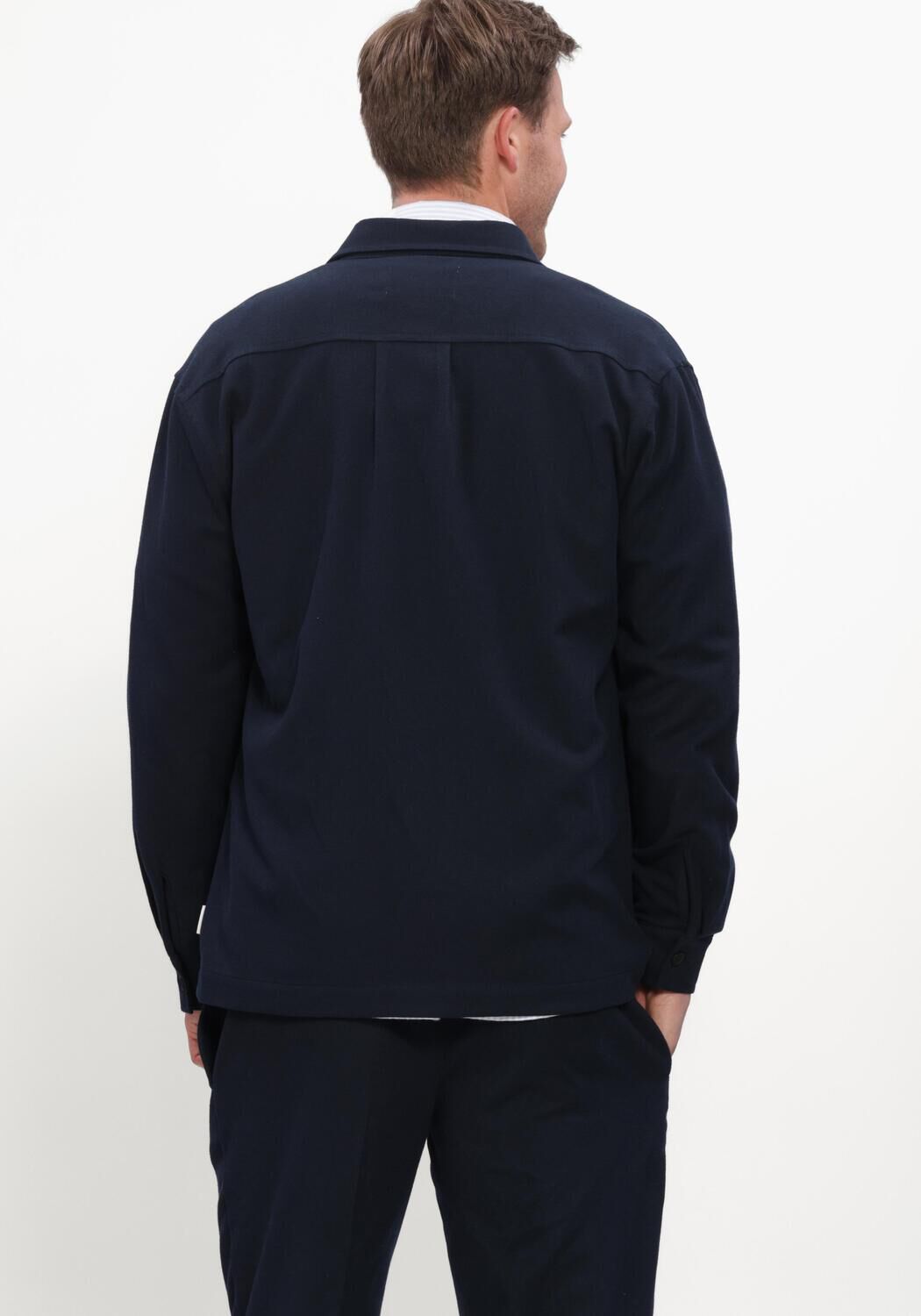 Dunkelblau THE GOODPEOPLE Overshirt SEPPE - large