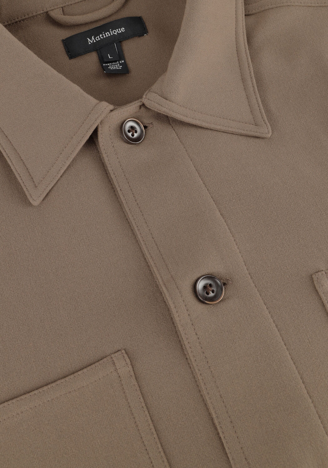 Braune MATINIQUE Overshirts MAPELTON N - large