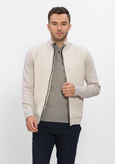 Beige GENTI Strickjacke JACKET ZIP LS - large