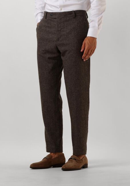 Braune SELECTED HOMME Hose SLHSLIM-REED WOOL TRS - large