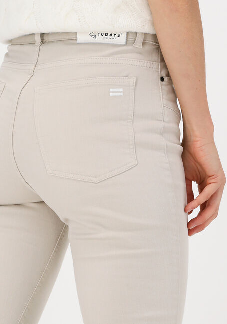 Beige 10DAYS Hose HIGH WAIST STRETCH DENIM - large