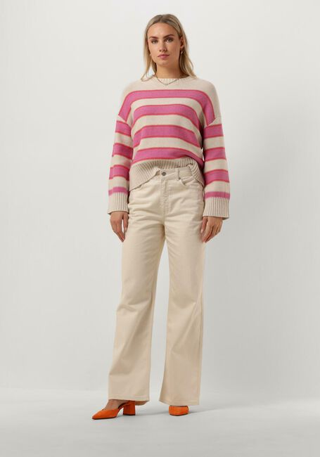 Beige SELECTED WOMEN Pullover SLFJILL LS KNIT O-NECK - large