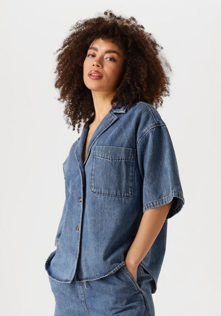 Blaue EDITED Blusen PHELINE SHIRT - large