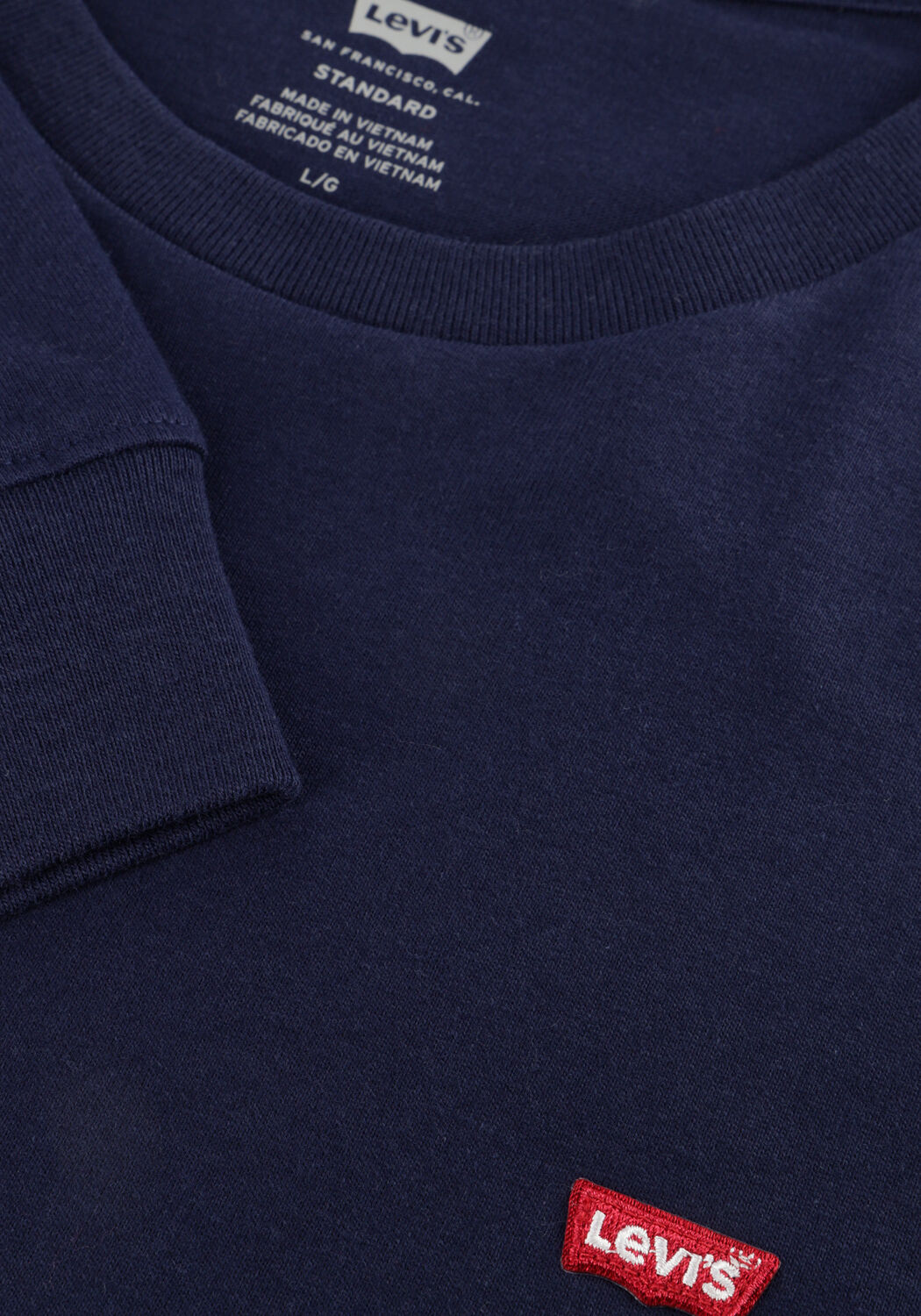 Dunkelblau LEVI'S T-shirt LS ORIGINAL HM TEE - large