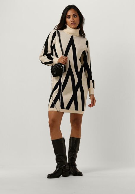 Sand OBJECT Minikleid OBJRAY L/S KNIT ROLLNECK DRESS - large