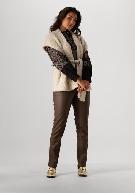 Braune KNIT-TED Hose FRANCIS PANT - large