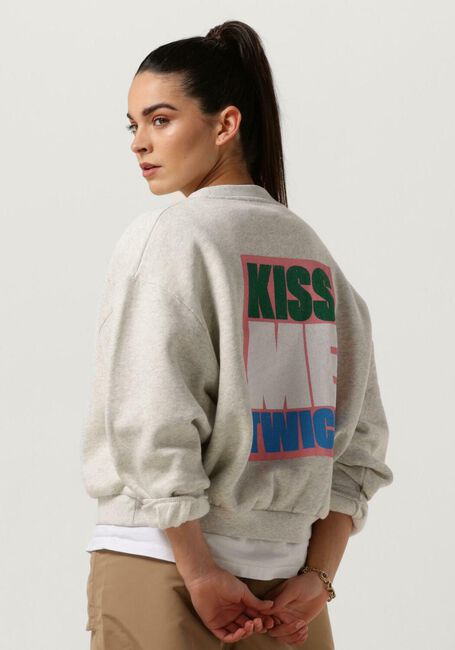 Graue BY-BAR Pullover BIBI BIG KISS SWEATER - large