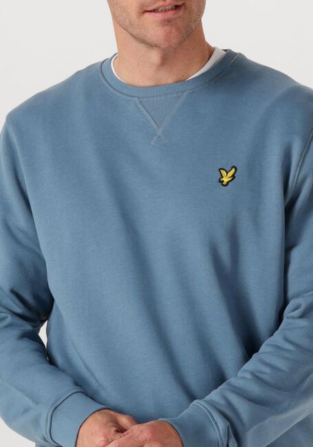 Blaue LYLE & SCOTT Pullover CREW NECK SWEATSHIRT - large