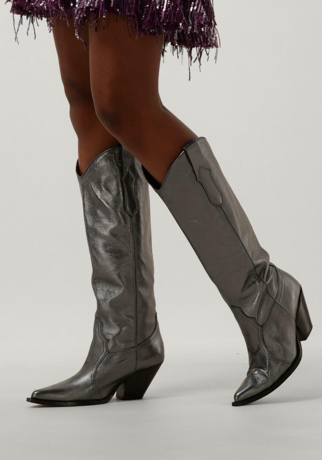 Silberne TORAL Cowboystiefel 12028 - large