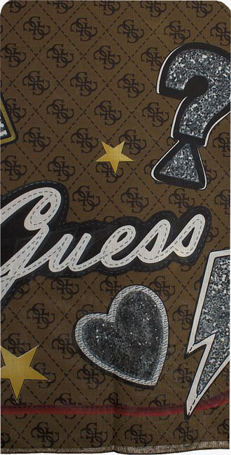 Braune GUESS Schal VIKKY KEFIAH - large